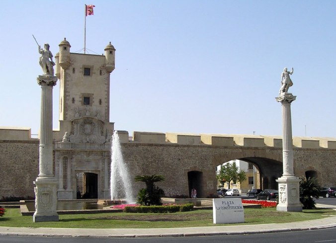 Murailles et Porte de Terre,  Cadix (Andalousie)