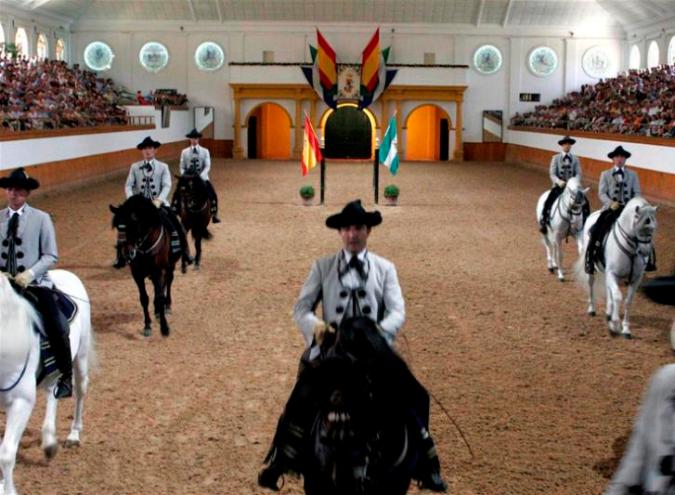 École Royale Andalouse d'Art Équestre à Jerez, Cadix (Andalousie)
